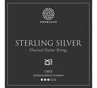 KNOBLOCH STRINGS - Cuerdas de Guitarra Española | 400SSC Sterling Silver & CX Carbon | Tensión Media-Alta 34.0 | Graves Cálidos & Agudos Brillantes | Juego de cuerdas para Flamenca y Clásica