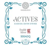 KNOBLOCH STRINGS - Cuerdas de Guitarra Española | ACTIVES Double Silver 500ADQ | Alta Tensión 34.5 | Graves Brillantes y Agudos Suaves | Sonido Potente y Equilibrado | Juego cuerdas Flamenca Clásica
