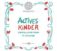 KNOBLOCH STRINGS - Cuerdas de Guitarra Española | Kinder Actives 33.5 | Tensión Media | Graves Brillantes y Agudos Matizados | Sonido Equilibrado y Resonante | Juego de cuerdas para Flamenca y Clásica