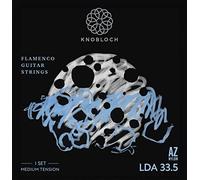 KNOBLOCH STRINGS - Cuerdas de Guitarra Española | LUNA FLAMENCA Double Silver AZ | Tensión Media 33.5 | Graves Oscuros | Agudos Mate | Sonido Completo y Profundo | Juego de cuerdas Flamenca y Clásica