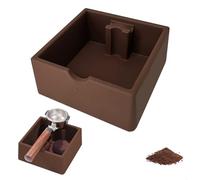 Knock Box Cafe, Accesorios Cafe para Barista, Recipiente para Posos de Café y Tapete para Prensar Café und Kit Cafe Barista, Coffee Knock Box de Regalos para Los Amantes Del Espresso