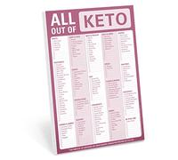 Knock Knock All Out Of Pad (Keto), Keto Diet Grocery List - Bloc de notas (15,2 x 22,9 cm)