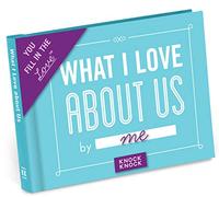 Knock Knock - Diario con texto en inglés "Fill in the love" (4,5 x 3,25 pulgadas), color Love Us 4.5 x 3.25 inches