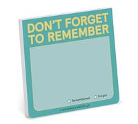 Knock Knock Don't Forget to Remember Sticky Note (Pastel) (Knock Knock Sticky Notes)