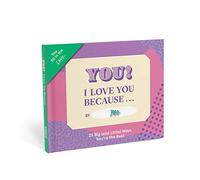 Knock Knock I Love You Because Book Fill in the Love - Libro en blanco y diario de regalo (25 indicaciones), 5 x 5.75 pulgadas