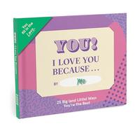 Knock Knock I Love You Because Book Fill in the Love - Libro en blanco y diario de regalo (25 indicaciones), 5 x 5.75 pulgadas