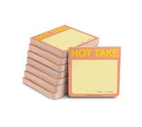 Knock Knock Knock Hot Take - Bloc de notas adhesivas, 3 x 3 pulgadas, 100 hojas cada una