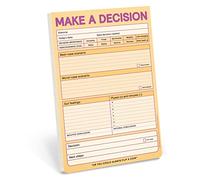 Knock Knock Make a Decision Pad, lista de verificación Divertidos blocs de notas de oficina (versión de Pastel), 6 x 9 pulgadas