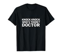 Knock Knock ¿Quién está allí Doctor Camiseta gráfica económica