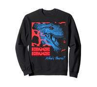 Knock Knock Who's There (declaración divertida y gráfico de dinosaurios) Sudadera