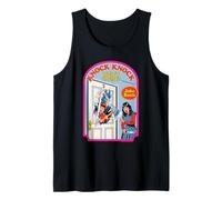 Knock Knock Who's There Sarcastic Retro Funny Adult Humor Camiseta sin Mangas