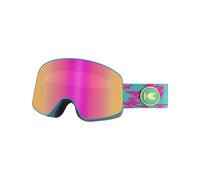 Knockaround - Máscaras de esquí - Slingshots Mind Melt / Revo Rainbow - Rosa Rosa one size