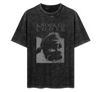 Knocked Loose Separate Punk Hardcore American Band Mens T-Shirt Black Graphic Unisex tee Shirt M
