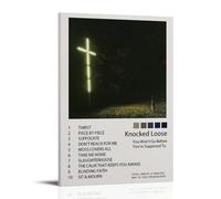 Knocked Loose You Won't Go Before You're Supposed To - Póster impermeable para decoración de pared, sala de estar, baño, cocina, impresión moderna multifuncional, fácil de limpiar, regalos decorativos