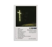 Knocked Loose You Won't Go Before You're Supposed To - Póster impermeable para decoración de pared, sala de estar, baño, cocina, multifuncional, moderno, fácil de limpiar, regalos decorativos, 50 x 75