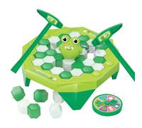 Knocking The Ice Game - Ice Pounding Frog Save Block Toy | Guardar " Knocking ICES Juego de Mesa para Niños | Divertida Mesa de aprendizaje para niños y niñas, entrenamiento de reacción para el día