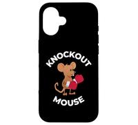 Knockout Mouse - Microbiología, Genética Divertida, Humor de la Ciencia Carcasa para iPhone 16
