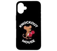 Knockout Mouse - Microbiología, Genética Divertida, Humor de la Ciencia Carcasa para iPhone 16 Plus