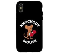 Knockout Mouse - Microbiología, Genética Divertida, Humor de la Ciencia Carcasa para iPhone X/XS