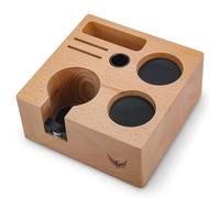 KNODOS Espresso - Estación de tampado (54 mm, madera de haya, para Sage Barista Express, Pro, Touch, Bambino Plus, 7 compartimentos, con soporte para filtro)