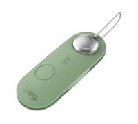 Knog Scout - Etiqueta inteligente para iOS, rastreador y alarma 85d, etiqueta de equipaje recargable compatible con iOS App y Apple Find My, información de contacto digital, timbre remoto, alertas de