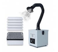 KNOKOO Extractor de humos de escritorio 128-168 m³/h de flujo de aire para soldadura y purificación de absorción de humo