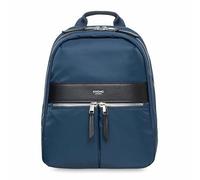 KNOMO Mini Beauchamp - Mochila para tablet de 10 a 11 pulgadas para mujer, pequeña mochila ultraligera con protección RFID, bolsa de viaje de nailon resistente al agua para iPad Pro y Surface Go, azul