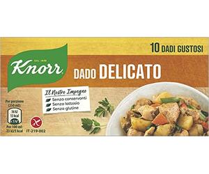 knorr Delicato dado brodo - Cubo sopa suave rico en sabor, 10 pz