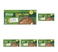 Knorr Doble Caldo en Pastilla Carne, 240g (Paquete de 5)