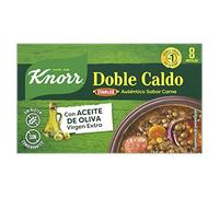 Knorr Doble Caldo en Pastilla Carne 8 pastillas (Paquete de 8)