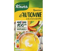 Knorr Douceur d'Autumne - Sopa de nata fresca, verduras de agricultura sostenible, cultivadas en campo abierto - Ladrillo 1 l