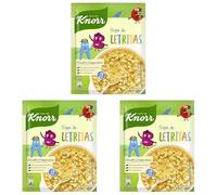 Knorr Niños Sopa Deshidratada de Letritas 82g (Paquete de 3)