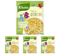 Knorr Niños Sopa Deshidratada de Letritas 82g (Paquete de 4)