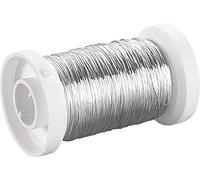 Knorr Prandell Alambre Chapado en Plata 0,25 mm x 150 m, Plateado