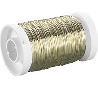 Knorr Prandell Alambre de Latón Diámetro 0,3mm 150m Oro