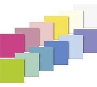 Knorr Prandell - Juego de láminas de Cera Decorativa (100 x 100 x 0,5 mm, 12 Unidades), Multicolor