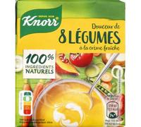 Knorr Sopa de verduras suave con 8 crema fresca - Ladrillo 30 cl
