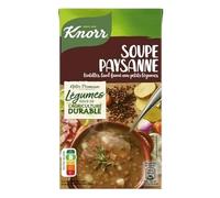 Knorr Soupe Secrets de Grand-Mère Soupe Paysanne Lentilles/Lard Fumé aux Petits Légumes 1 L
