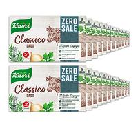 Knorr Tuerca clásica cero sal, tuerca con verduras y carne de res de fuentes sostenibles, sin sal, ideal para dietas bajas en sodio, sin gluten, lactosa, colorantes y conservantes, 24 paquetes de 8