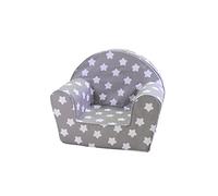 KNORRTOYS.COM 68341 Knorrtoys 68341 - Sillón Infantil (algodón), diseño de Estrellas, Color Blanco