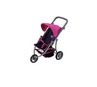 KNORRTOYS.COM-Cochecito de muñecas Jogger Lio - Flying Hearts Azul y Rosa, Corazones, Color (16533)