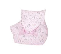 KNORRTOYS.COM- Puf Infantil Rainbow Unicorn, Galaxia, Color Rosa. (68254)