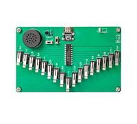 Knoruley Electrónica Kalimba Piano de Pulgar 17 Clave Heptatónica Escala Instrumentos Electrónicos DIY Soldadura Kit 17 Clave Heptatónica Escala