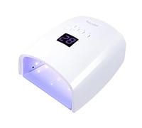 Knoruley Lámpara de Uñas LED UV Recargable Lámpara de 66 W para Manicura con Pantalla LCD 4 Configuraciones de Temporizador Herramientas de Manicura para Decoración de Uñas ENCHUFE UE,A
