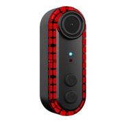 Knoruley Luz Trasera para Bicicleta con Cámara Grabadora 1080P HD, Visión de 150 Grados, Interconexión con Teléfono, Cámara de Visión Trasera Impermeable.