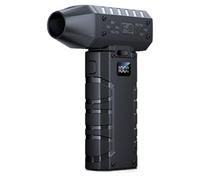 Knoruley Mini Soplador de Aire Eléctrico Portátil de 160.000 RPM, Turbo, Velocidad del Viento de 52 M/S, Motor Sin Escobillas, Ventilador Potente con Pantalla LED.