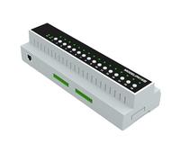 Knoruley Módulo de Interruptor de Relé Tuya Smart Zigbee de 16 Entradas, Control Remoto para Electrodomésticos, 110 V-240 V, Control por Voz Mediante Aplicación.
