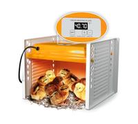 Knoruley Placa Calefactora para Criadora de Pollos, Calentador para Criadora de Pollos con y Ángulo Ajustables, Control de Temperatura Digital, Enchufe de la UE