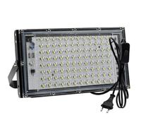 Knoruley Proyector LED, Exterior, Reflector Pearl Point de Bajo Consumo, Farola de Pared, Iluminación de Jardín, 3000 K, 100 W (UE)