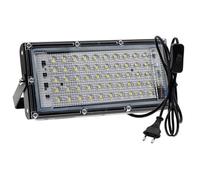 Knoruley Proyector LED, Exterior, Reflector Pearl Point de Bajo Consumo, Farola de Pared, Iluminación de Jardín 3000 K 50 W (UE)